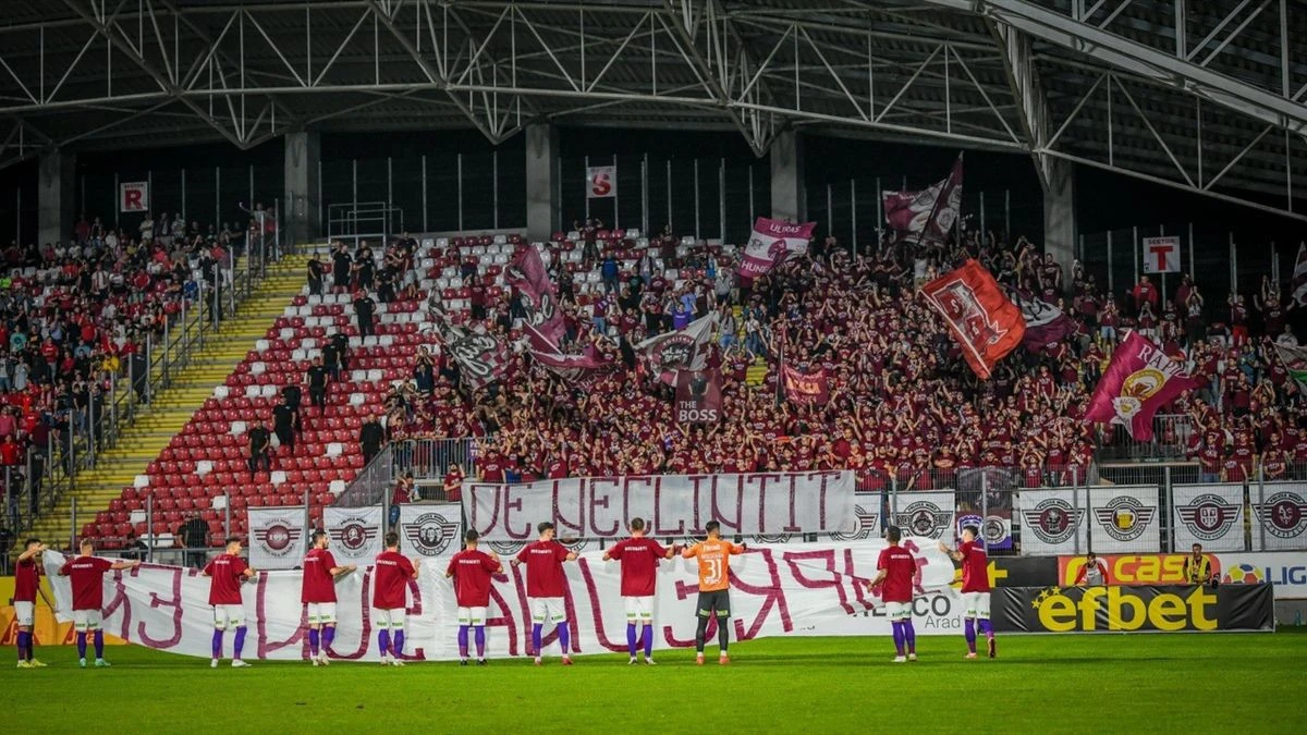 1.000 de rapidişti la Arad! Liderul galeriei „aprinde” meciul cu UTA: „Doar pentru ei e un derby, vom bate tot până la final!”