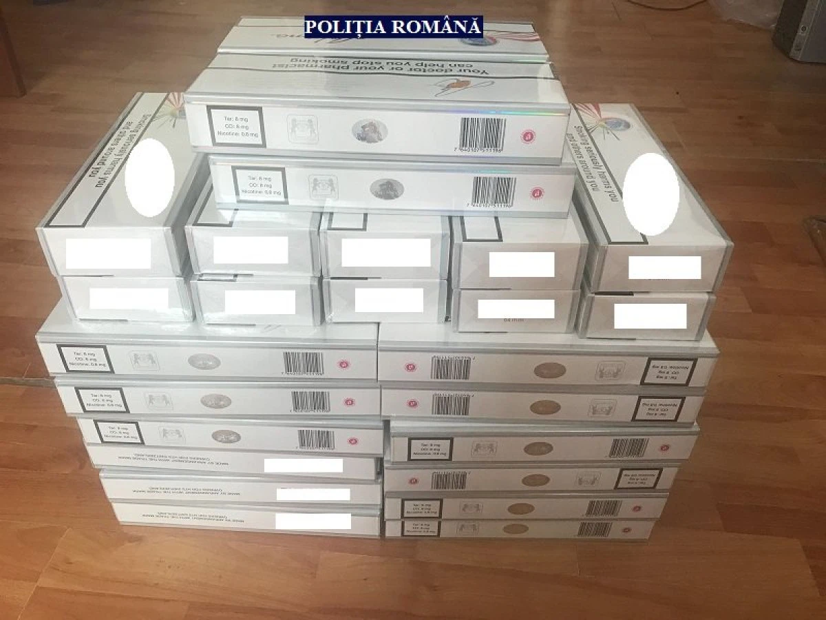 10.000 de țigarete de contrabandă, depistate de polițiștii din Semlac
