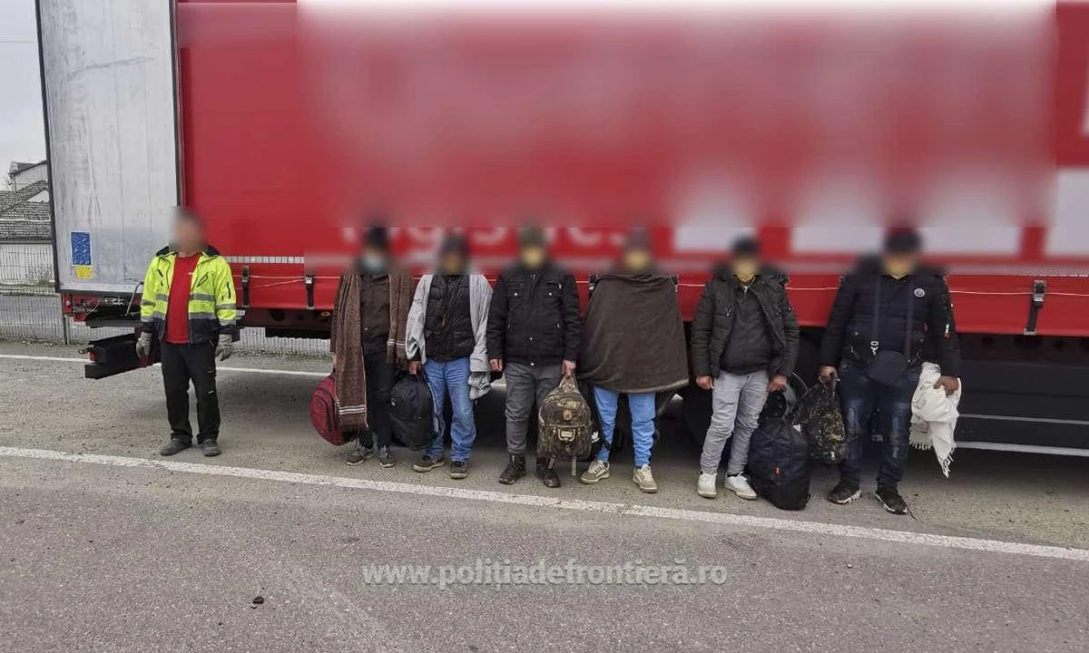 10 cetăţeni străini, depistați în tentativă de trecere ilegală a frontierei la Nădlac