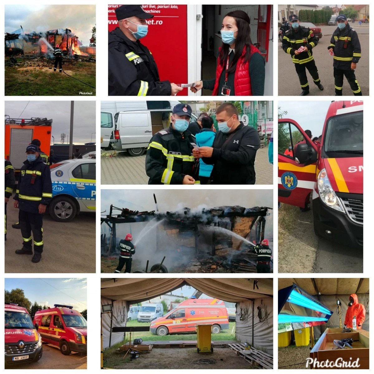 101 misiuni în week-end, pentru subunitățile ISU Arad