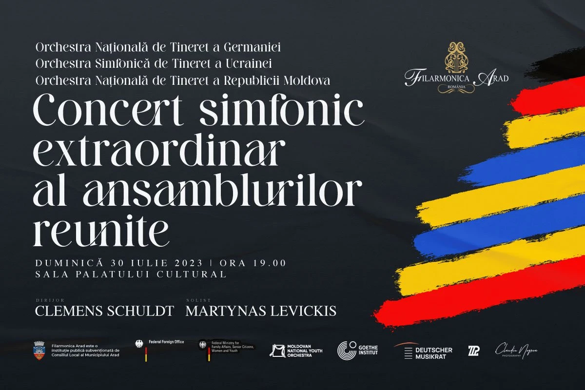 113 artiști vor urca pe scena Filarmonicii din Arad, duminică, 30 iulie