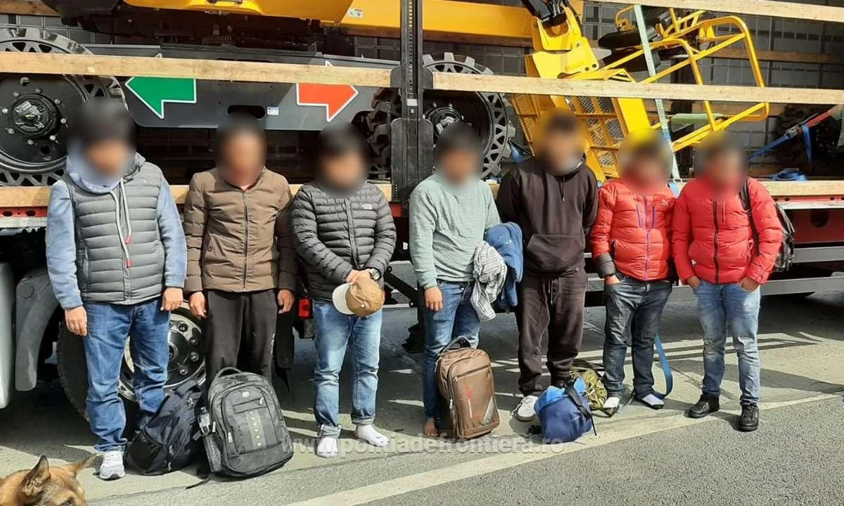 19 migranți ascunși în TIR-uri, depistați în ultimele 24 de ore, la frontiera cu Ungaria