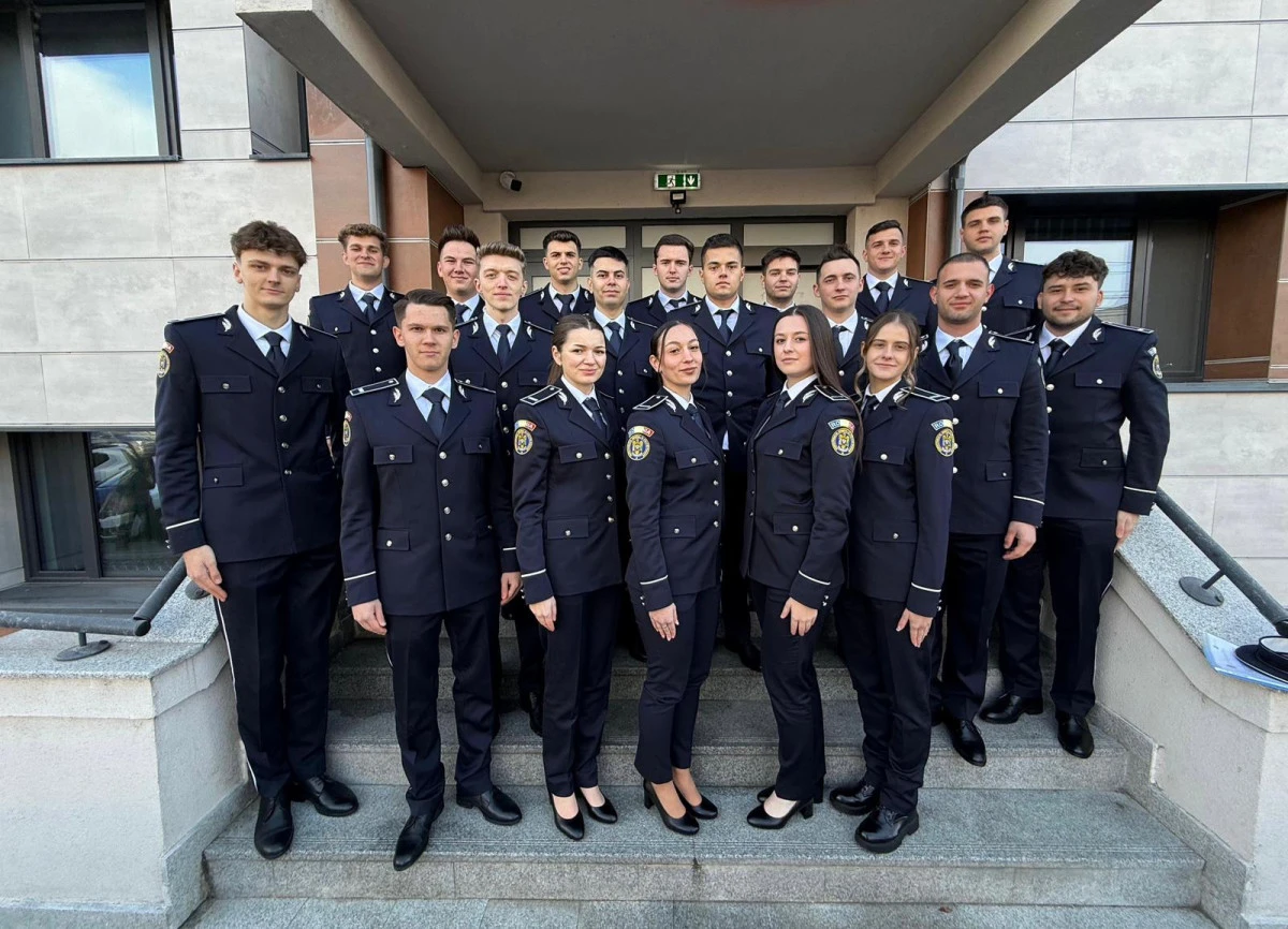 22 de absolvenți ai școlilor de poliție au fost încadrați la Inspectoratul de Poliție Arad