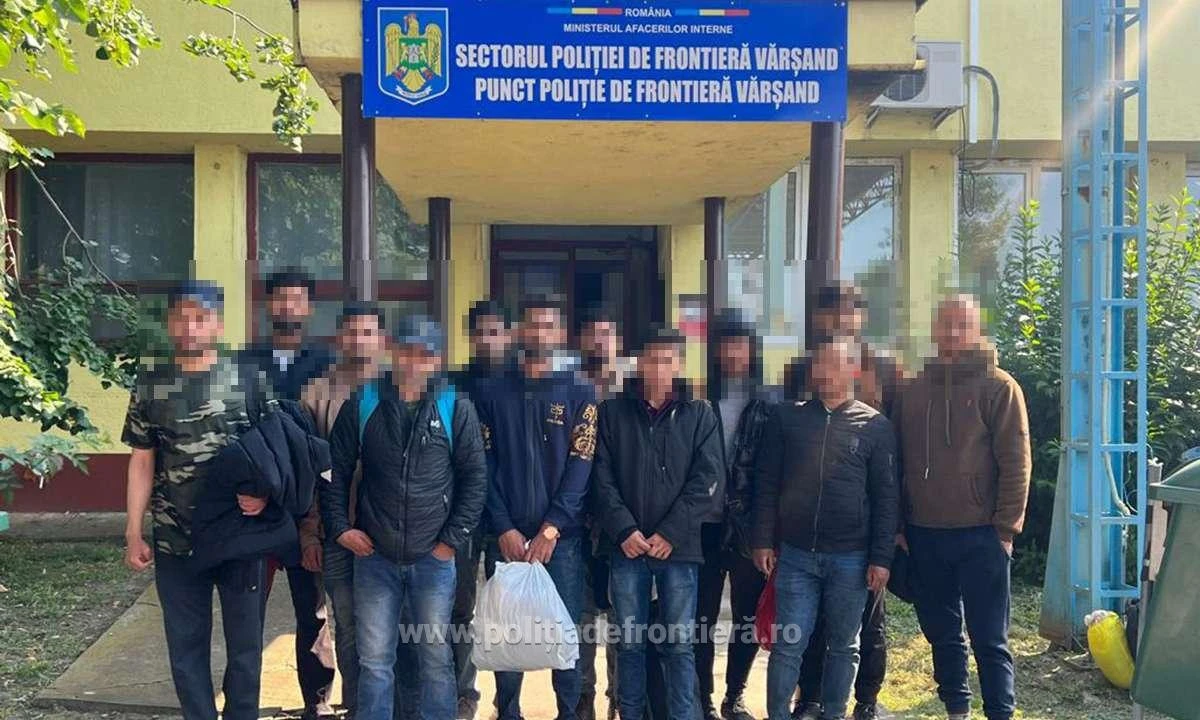 31 de cetățeni străini, depistați de polițiștii de frontieră arădeni într-un TIR și o autoutilitară