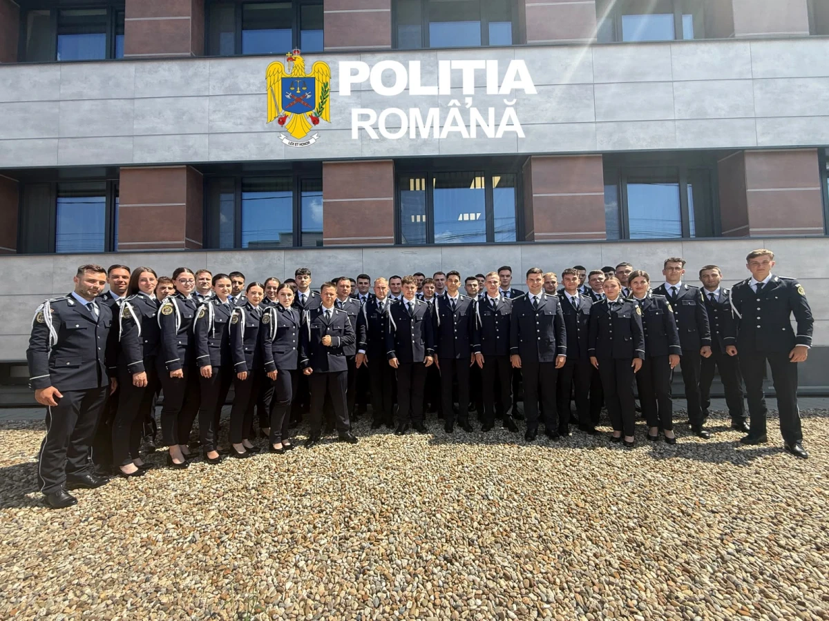 44 de agenți de poliție din noua promoție au intrat în rândurile IPJ Arad