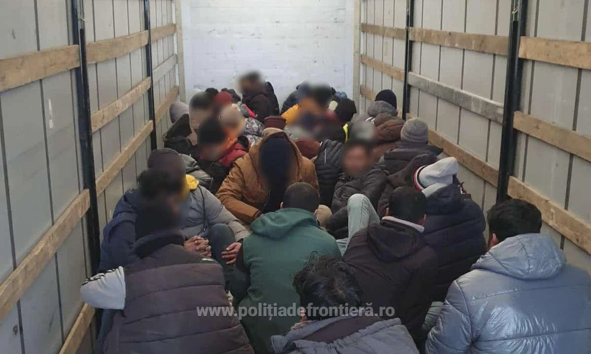 47 de refugiați, depistaţi în tentativă de trecere ilegală a frontierei