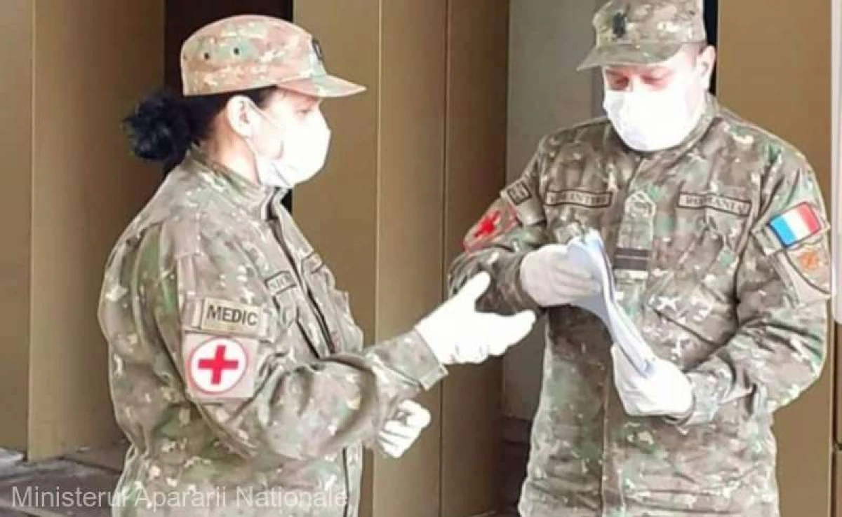 600 de militari - în sprijinul Direcţiilor de Sănătate Publică din mai multe județe, printre care și Arad