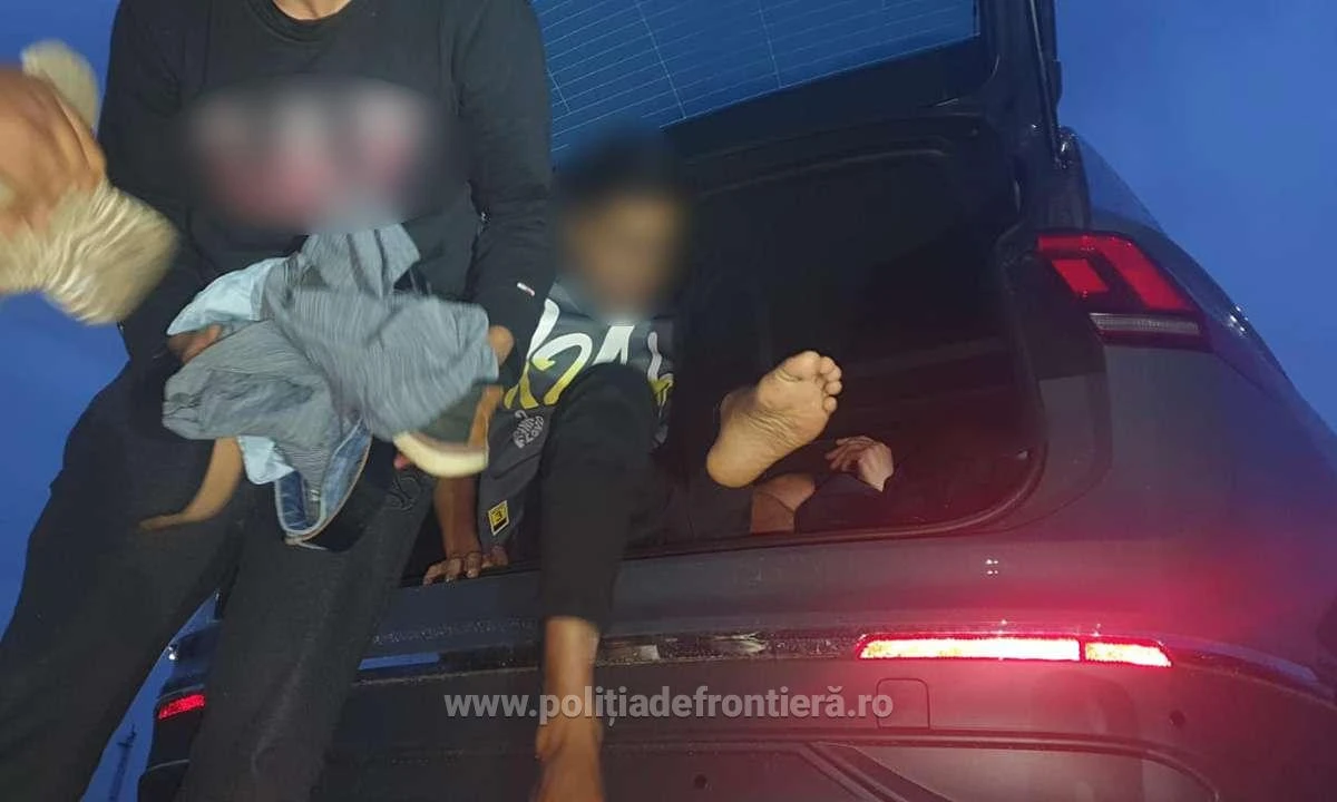 71 de cetăţeni străini opriţi la graniţa cu Ungaria. Unii ascunşi în portbagajele unor autoturisme, alţii depistaţi la frontiera verde