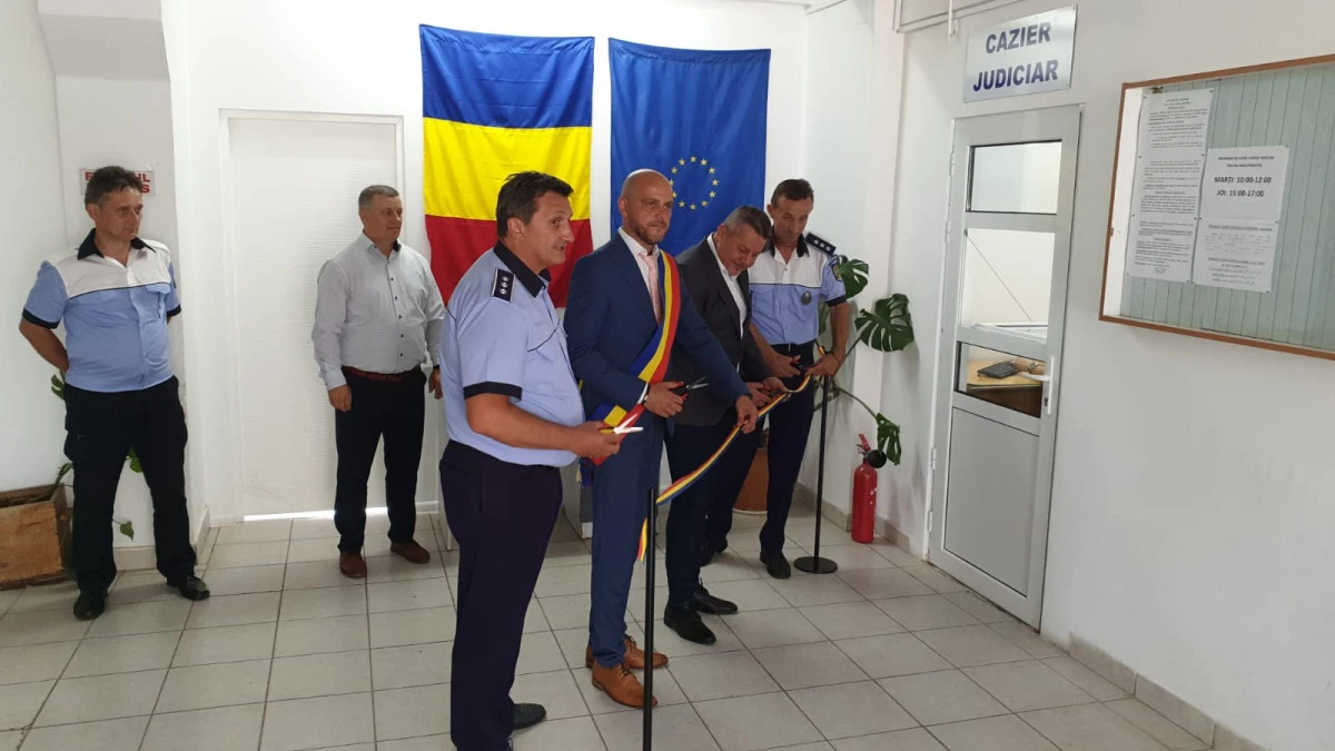 A fost inaugurat un ghișeu pentru eliberarea certificatului de cazier judiciar, la Pâncota