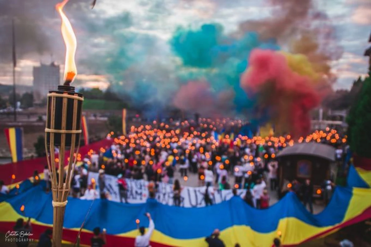A început Marșul Centenarului, spre Chișinău
