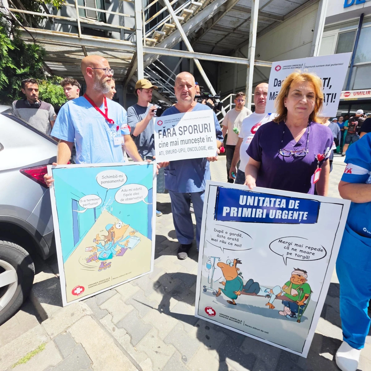 A treia zi de grevă în sistemul sanitar. Angajații asigură doar o treime din activitate