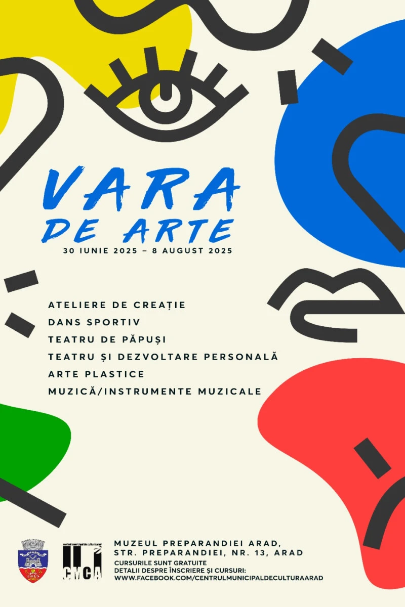 A zecea ediție a școlii de vară „Vara de AR.TE“, la Muzeul Preparandiei din Arad