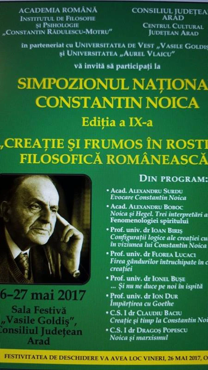 Academia Română vine la Arad