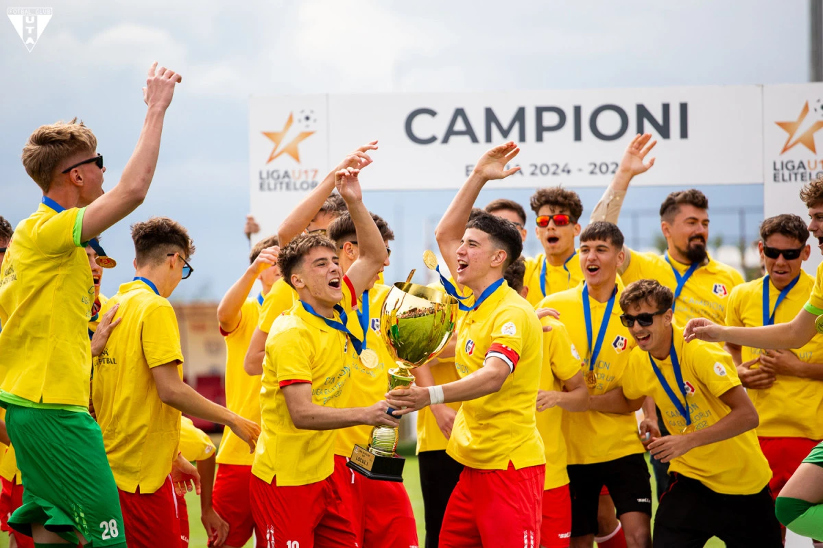 Academia UTA și-a mai adăugat un trofeu în vitrină, chiar la Arad! Campionii de la U17 au luat și Supercupa