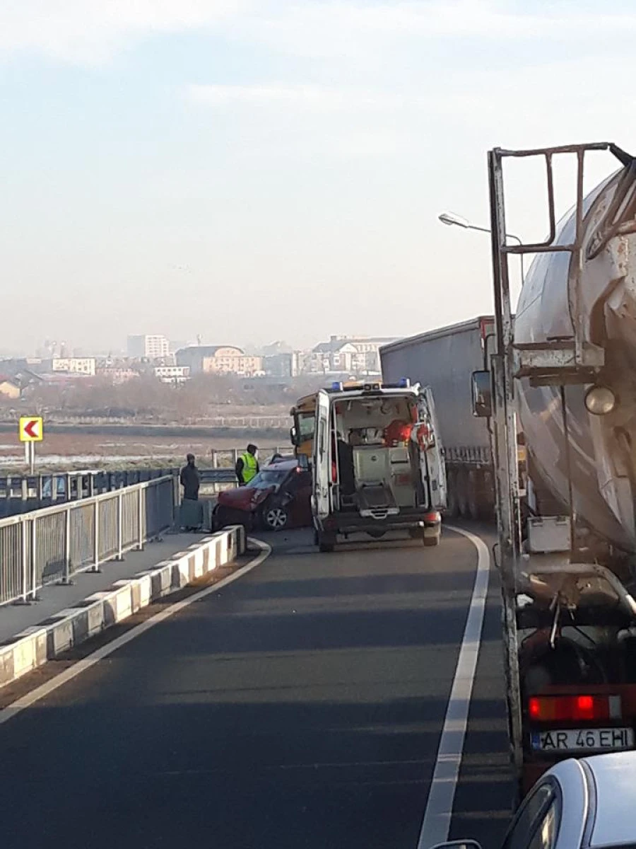 Accident grav lângă Aeroportul Arad