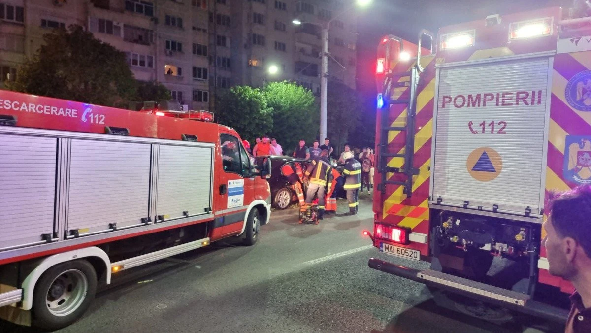 Accident grav pe Calea Aurel Vlaicu