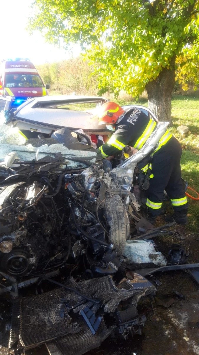 Accident groaznic pe drumul Arad - Timișoara (foto)