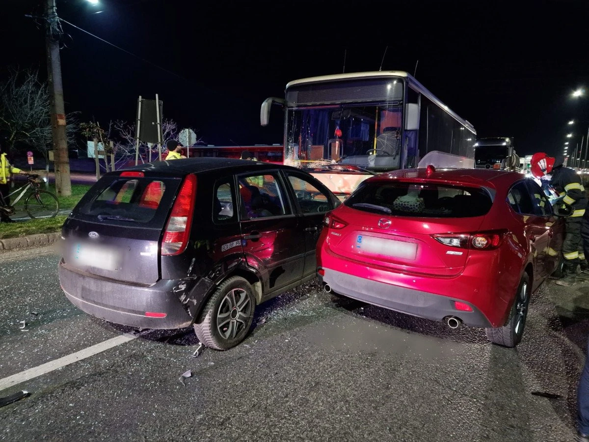 Accident în zona industrială. Un șofer a ajuns la spital