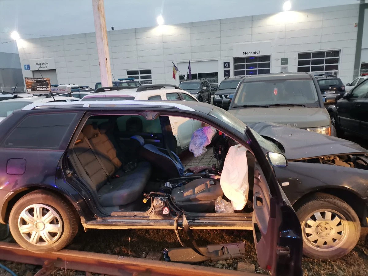 Accident lângă Verbiță. Un bărbat a ajuns la spital