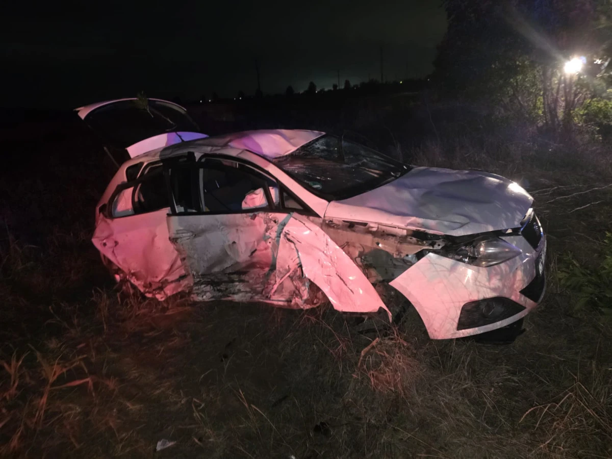 Accident rutier în localitatea Andrei Șaguna. Două persoane au ajuns la spital