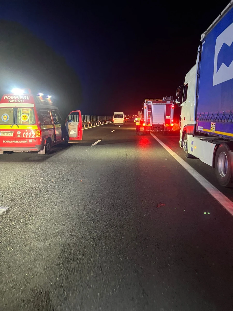 Accident rutier pe A1, în apropiere de Arad
