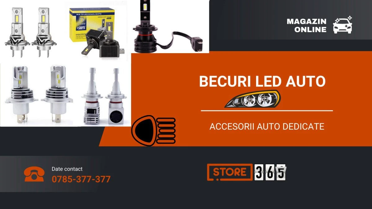 Achizitioneaza Becuri Auto LED de pe Store365: Lumina si Eficienta la Volan