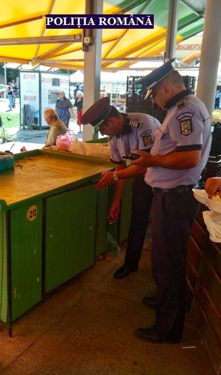 Acțiune a polițiștilor arădeni, în piețele din municipiu