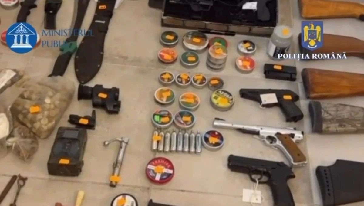 Acțiune amplă în județul Arad: mii de proiectile confiscate, 22 de persoane au fost „săltate“ de polițiști