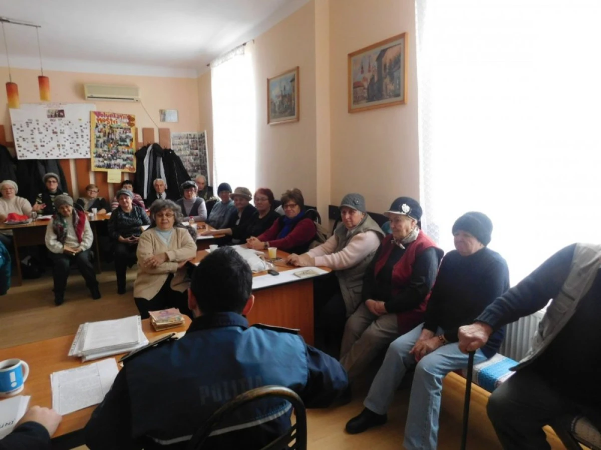 Acțiune educativ-informativă la Centrul de zi pentru vârstnici Arad