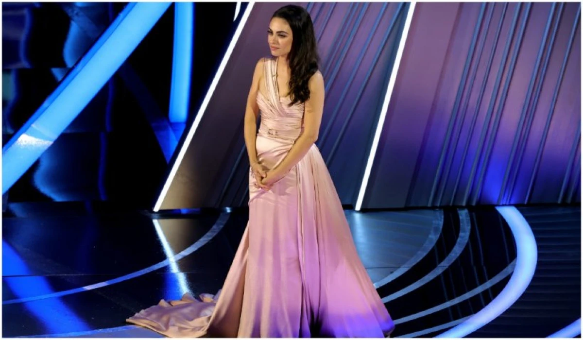 Actrița Milla Kunis, omagiu pentru Ucraina, în timpul ceremoniei de premiere a Oscarurilor