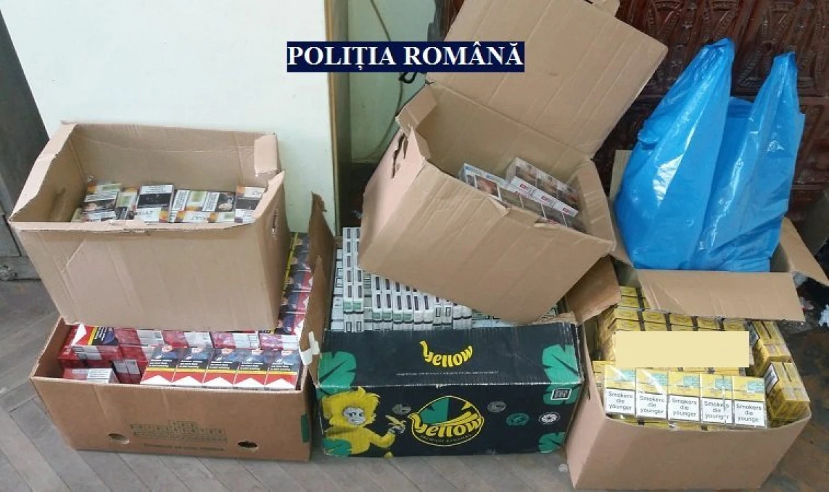 Administratorul unei societăți comerciale din Țipari, cercetat pentru contrabandă cu țigări