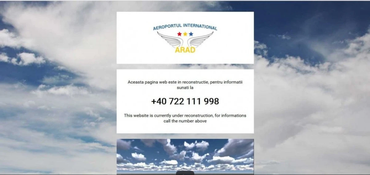 AEROPORTUL ARAD ȘI-A ÎNCHIS PORȚILE. DEOCAMDATĂ DOAR ... PE INTERNET