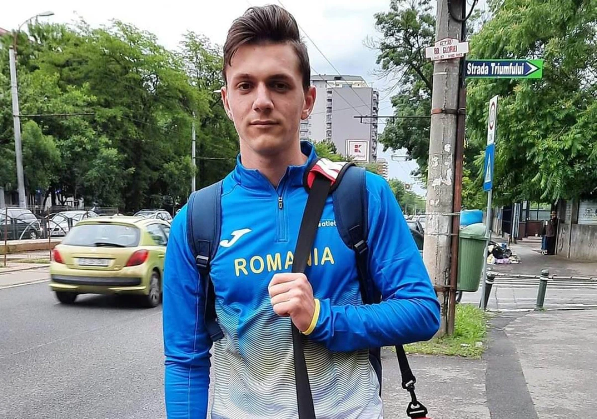 Aflat la debutul internaţional, atletul Andrei Severin s-a apropiat de podiumul balcanic al juniorilor