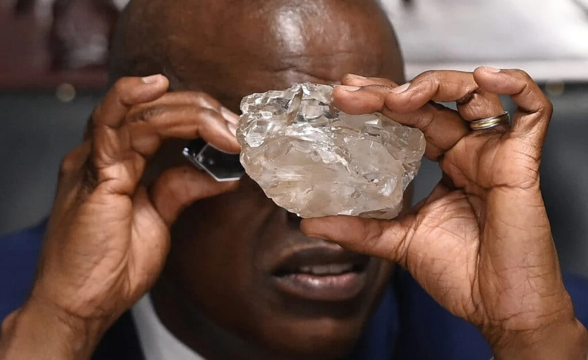 Al doilea diamant ca dimensiune din lume, descoperit în Botswana