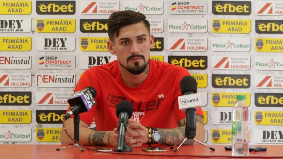 Albu anunţă prima victorie a UTA-ei, în Liga 1: "Concentraţi şi determinaţi"