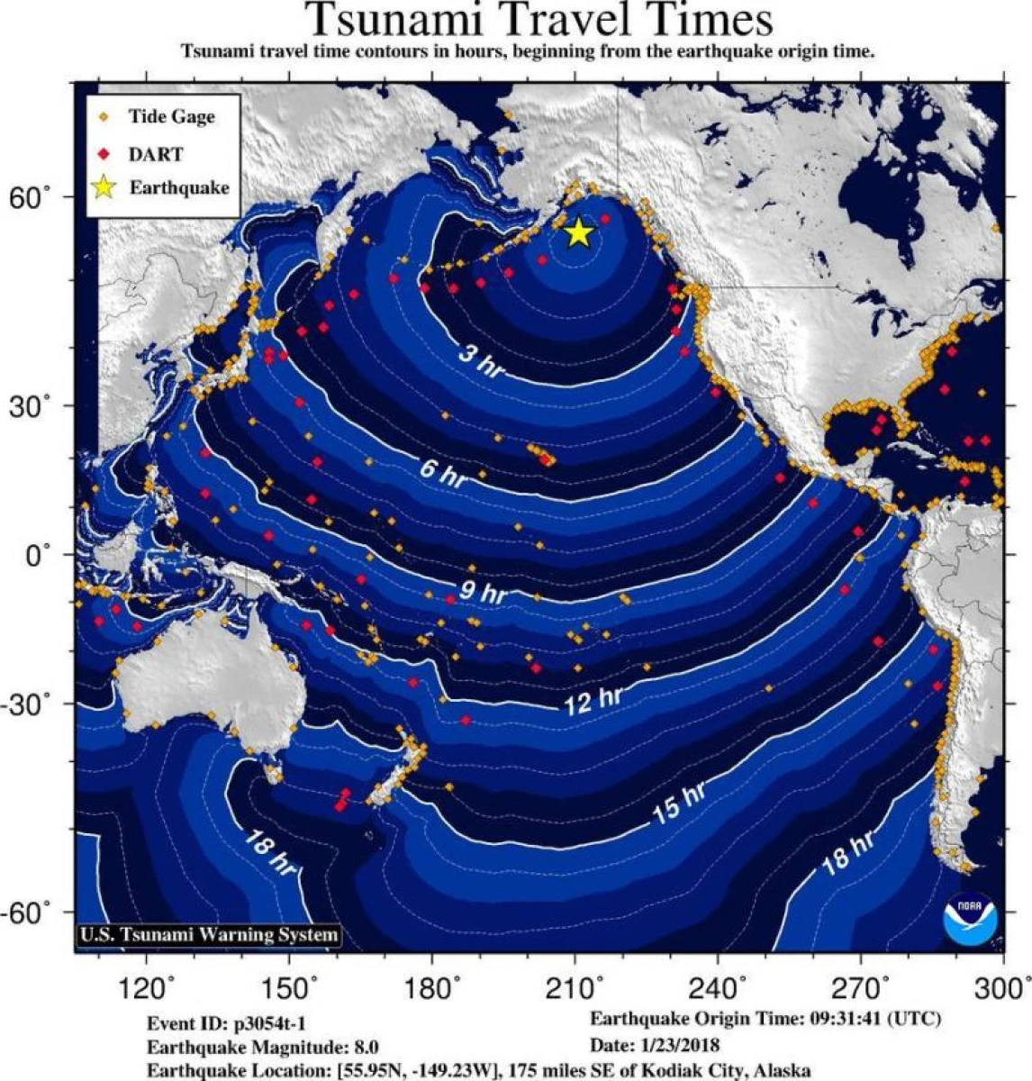 Alertă de tsunami în Alaska, după un cutremur de 8,1
