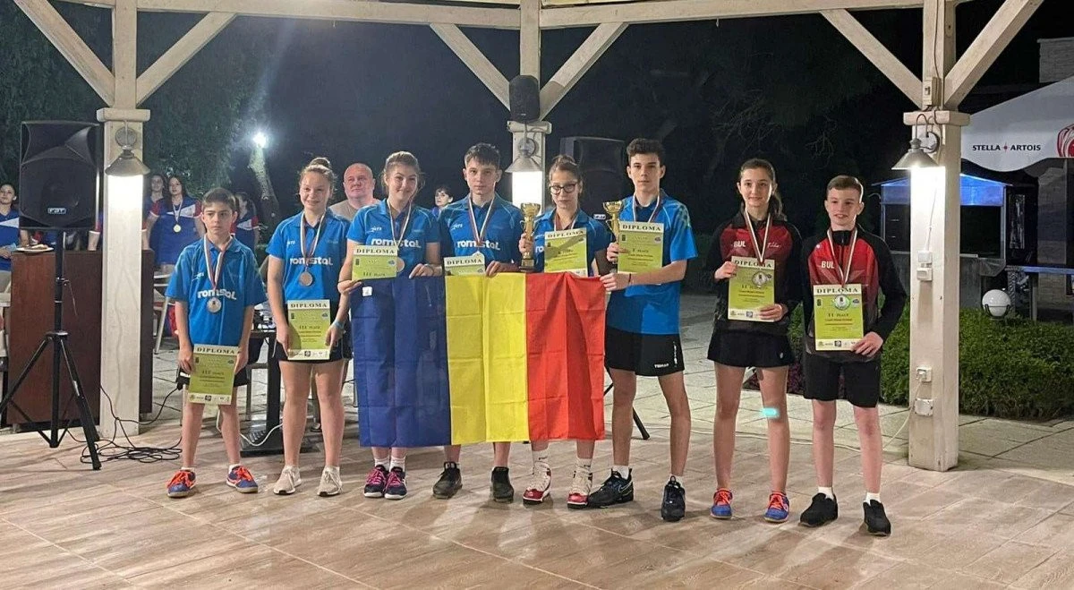 Alesia Sferlea a urcat de două ori pe podium la Balcanicele juniorilor de tenis de masă