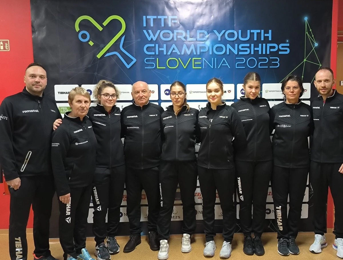 Alesia Sferlea este medaliată cu bronz mondial la tenis de masă, alături de naționala de junioare!