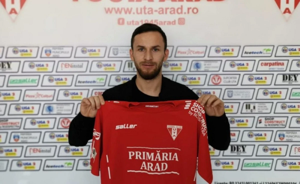 Alexandru Ciucur este noul mijlocaş de bandă al UTA-ei