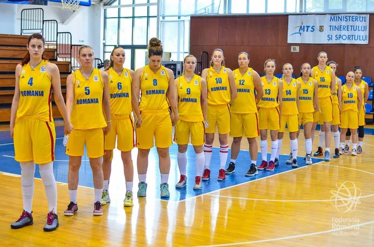 ALINA CRACIUN A PUNCTAT IN AMICALUL DE BASCHET ROMANIA - SENEGAL