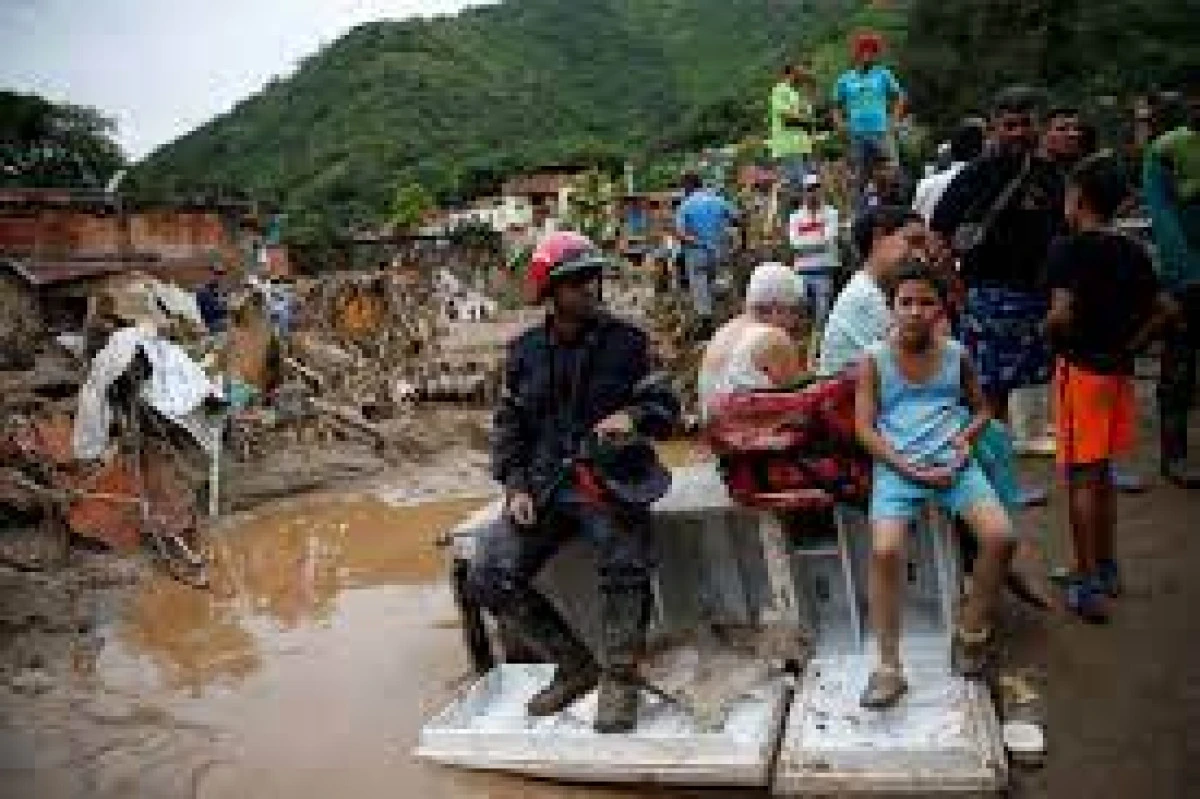 Alunecări de teren în Venezuela. Cel puțin 25 de oameni au murit