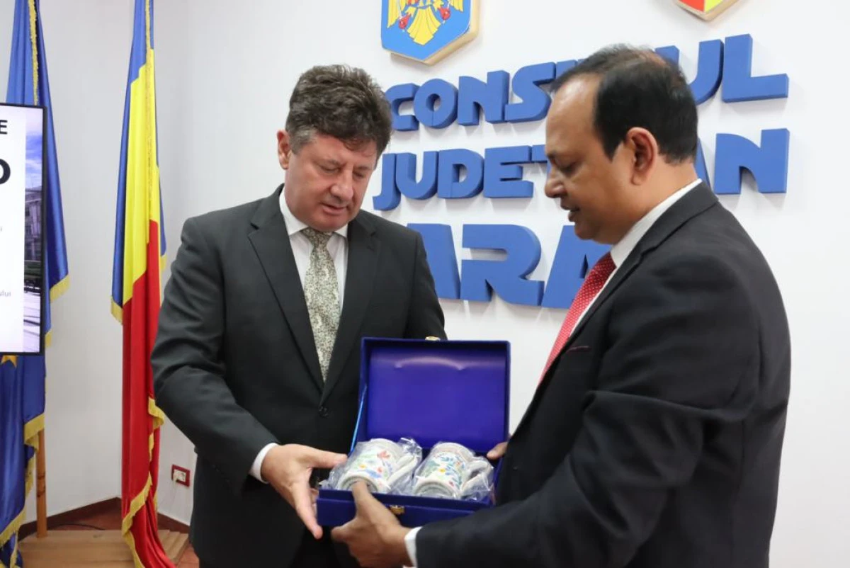 Ambasadorul Bangladeshului, vizită oficială la Consiliul Județean Arad