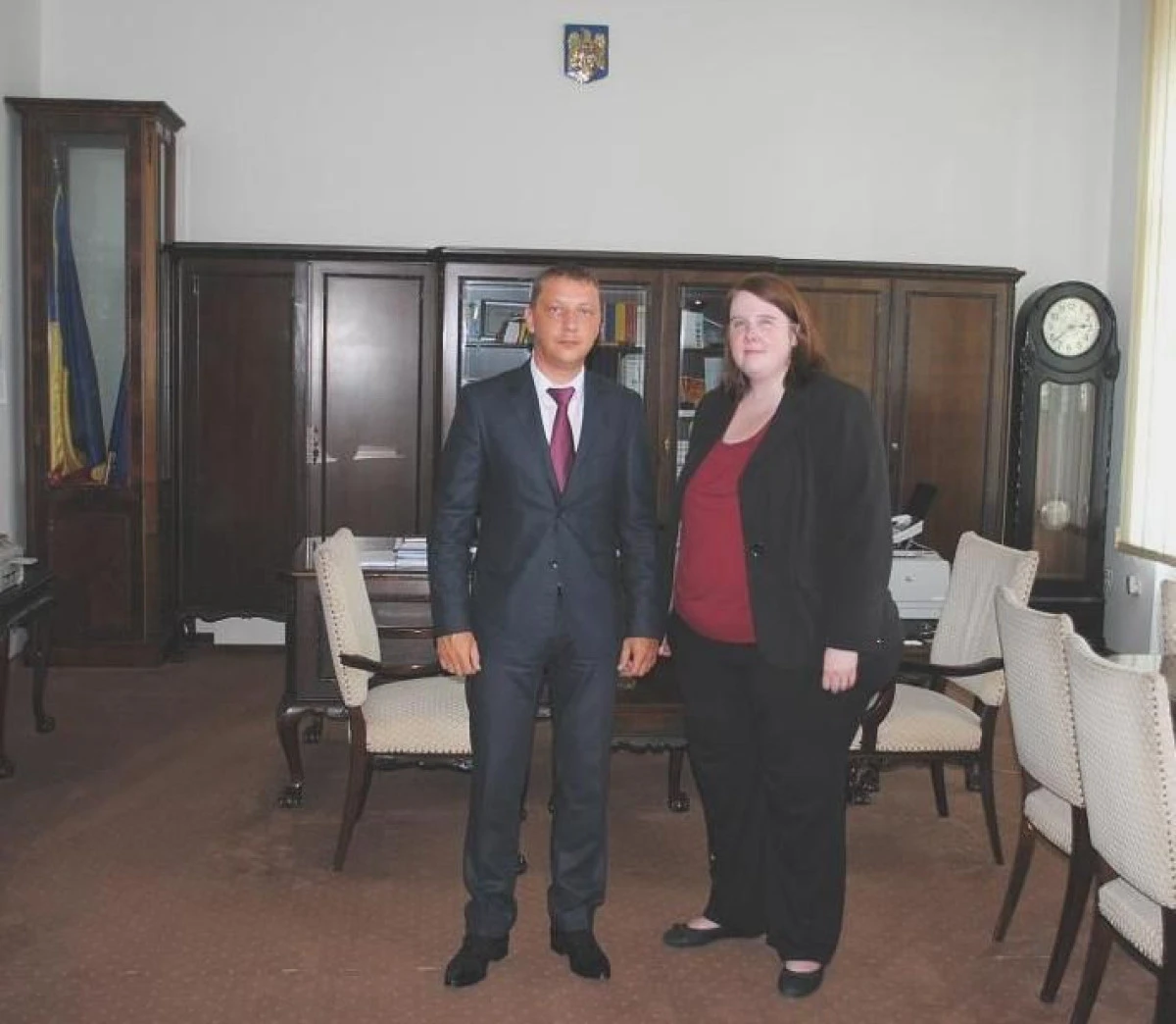 AMBASADORUL MARII BRITANII, IN VIZITA LA PREFECT, A PRIMIT FELICITARI PENTRU INVESTITIA DE LA SEBIS