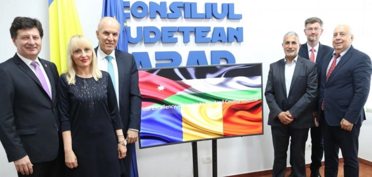 Ambasadorul Regatului Haşemit al Iordaniei la Bucureşti, în vizită la Consiliul Judeţean Arad