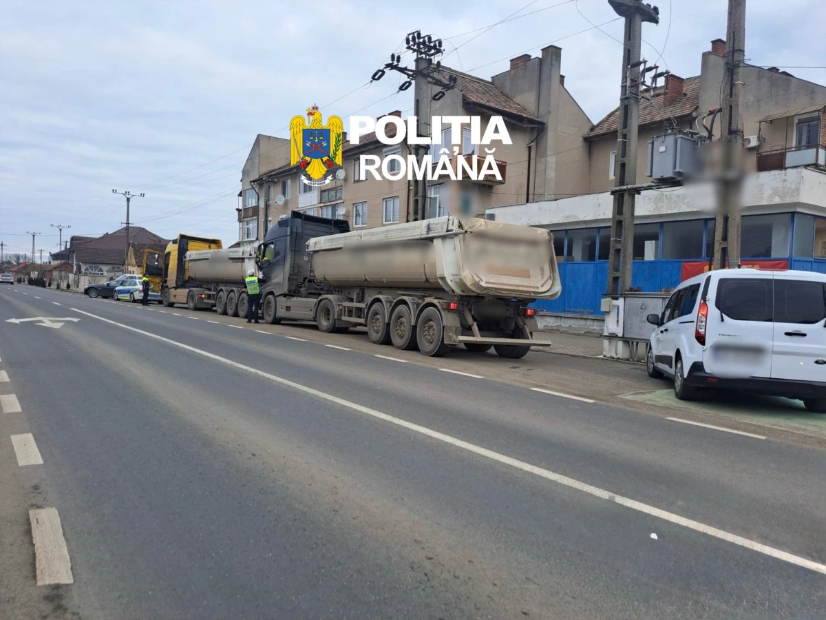 Amenzi de 157.500 de lei și 21 de autovehicule indisponibilizate după controale pe drumurile județene din Arad