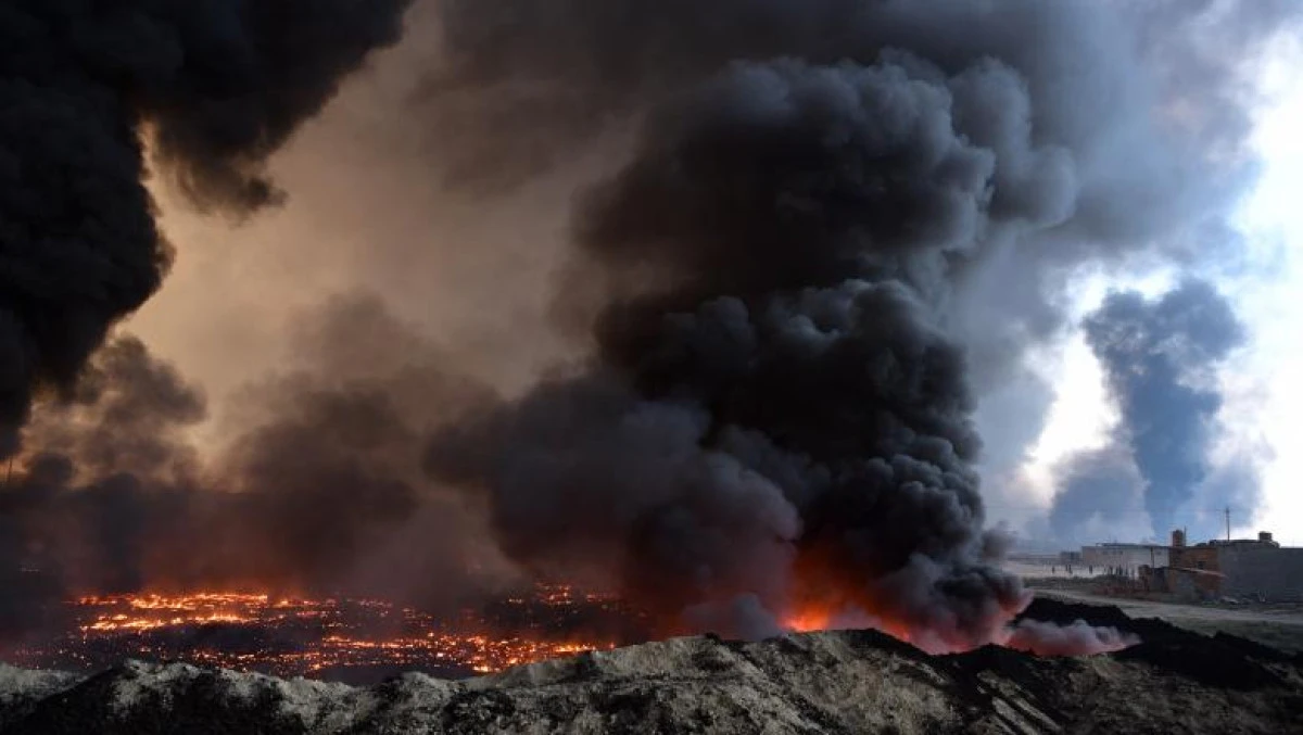 Americanii au publicat imagini care arată că Iranul a bombardat câmpurile petroliere din Arabia Saudită