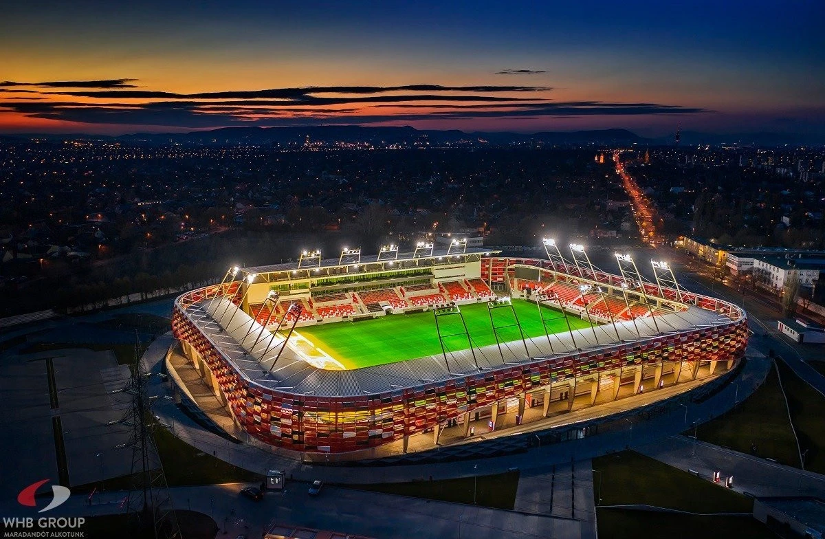 Amicalul dintre Honved și UTA se joacă la Budapesta, fără spectatori, pe o arenă inaugurată în 2021