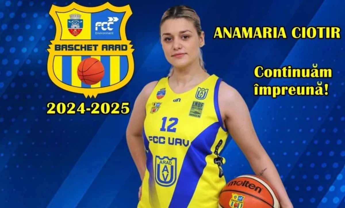 Anamaria Ciotir va juca și în sezonul viitor pentru vicecampioana FCC UAV Arad