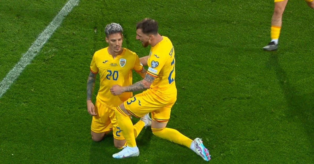 Andorra - România 0-2: arădeanul Man a înscris primul gol al naționalei în drumul spre Euro 2024!