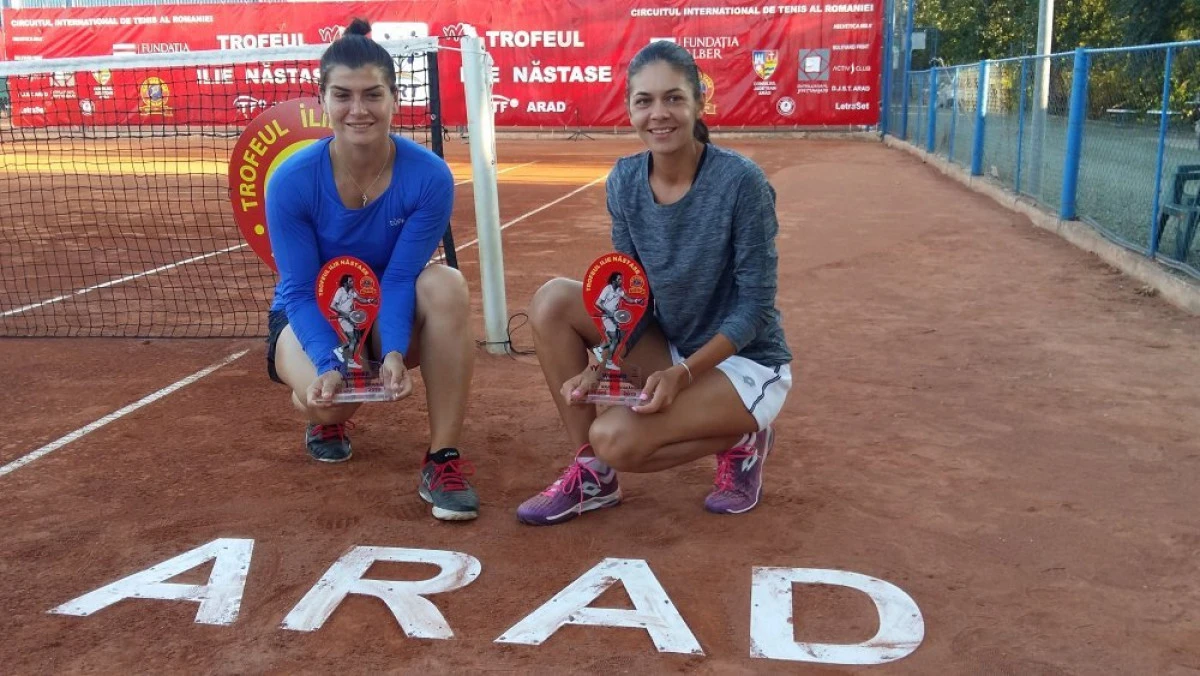 Andreea Mitu şi-a făcut cadou trofeul, la turneul ITF Arad